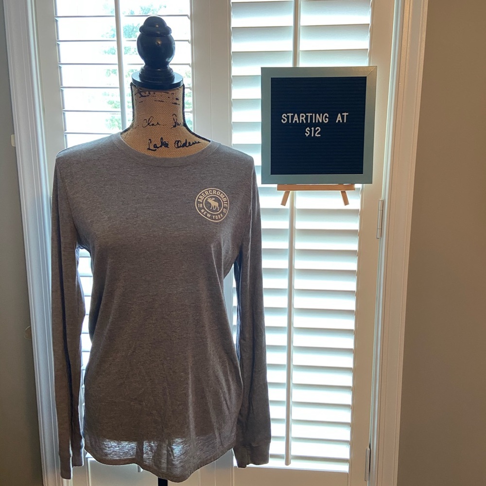 long sleeve abercrombie tee